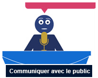 Communiquer avec le public