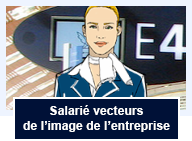 Salarié vecteurs de l'image de l'entreprise